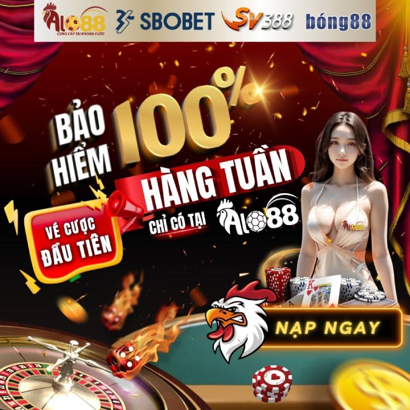 Bảo hiểm vé cược đầu tiên 100%
