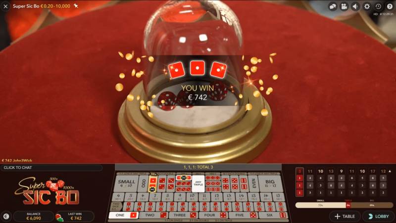 Nhận Thưởng Bất Ngờ Cùng Live Sic Bo Bằng Chiến Thuật 3 Bí quyết để tối ưu cơ hội trúng nhân thưởng