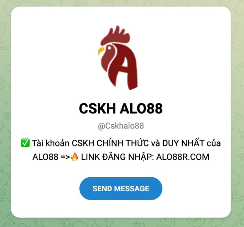 Telegram chính thức – @Cskhalo88